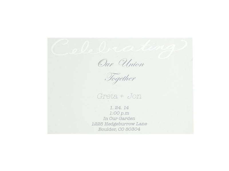 CELEBRATION CARD - WEDDING INVITATION TEMPLATE
