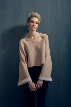 Daybreak Reversible Cropped Pullover