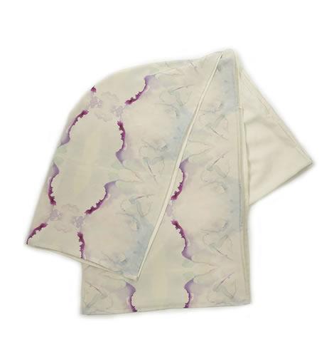 WHISPERS IN THE MOONLIGHT THROW, WHITE